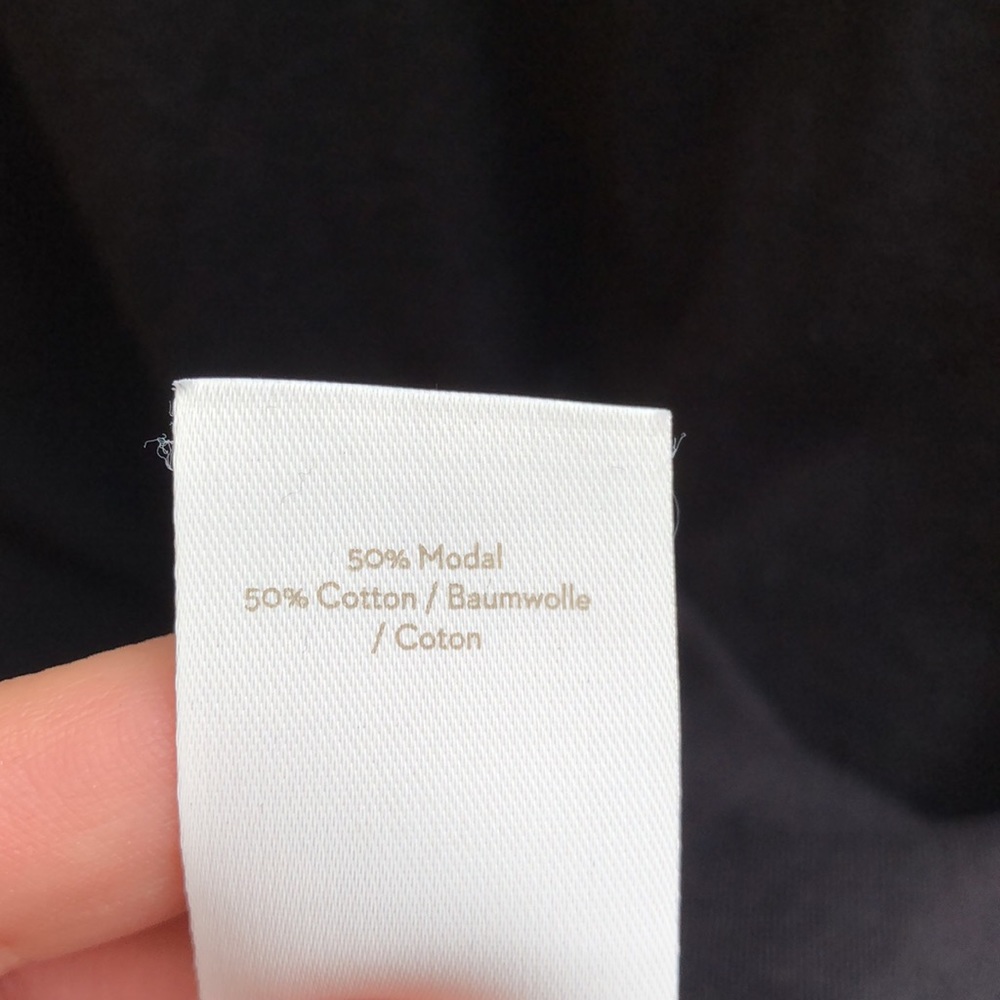 Boden basic black long sleeve tee size S - Picture 6 of 6
